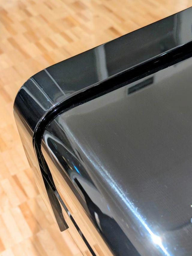 【決算セールで更にお値打ちに！】リフレッシュ済み中古ピアノ　ディアパソン126M　特別仕上(ネコ脚）モデル DIAPASON（ディアパソン） DR125BF 中古ピアノ ディアパソンの上品な黒