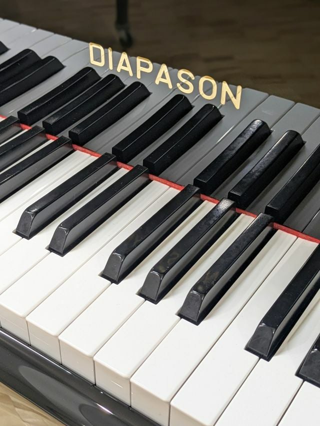 ディアパソンピアノ 美品　期間限定のお値段にいたします 新品ピアノ ディアパソン(DIAPASON DG166F) 細部にまで優雅な曲線を