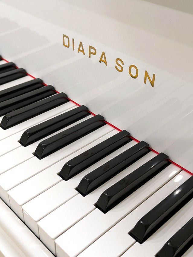 アップライトピアノ【ディアパソン183B】販売 DIAPASON(ディアパソン) 183B 中古グランドピアノ ホワイト再塗装 国産