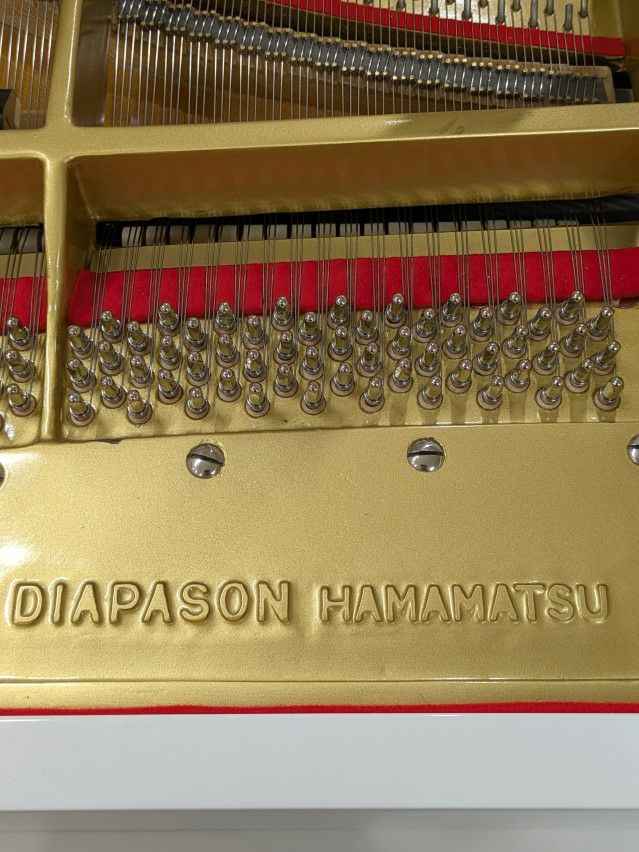 DIAPASON(ディアパソン) 183B 中古グランドピアノ ホワイト再塗装 国産