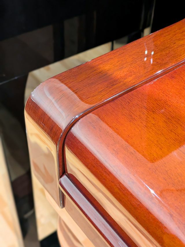 YAMAHA(ヤマハ) W106B 中古ピアノ 人気No.1♪ヤマハ木目調・猫脚モデル